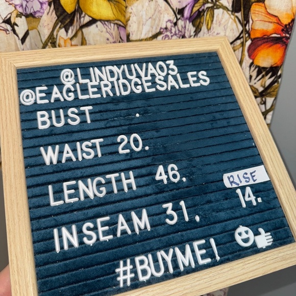 NWT Chicos Linen Flora Print Straight Leg Pants Size 3.5T 3.5 Tall Large - Picture 8 of 8